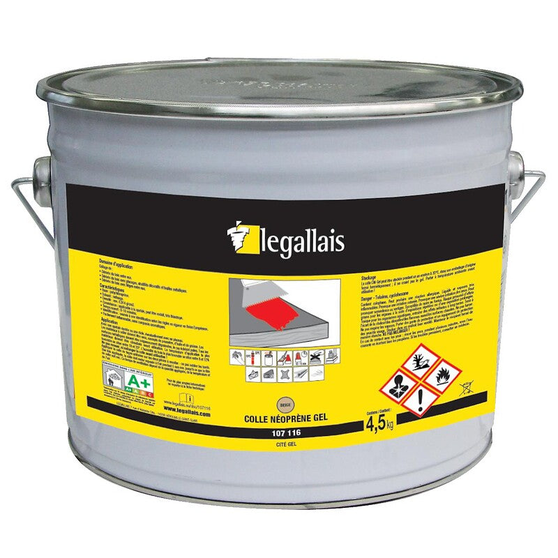 Colle néoprène cité gel bidon de 4,5kg. disponible abidjan cote d'ivoire.