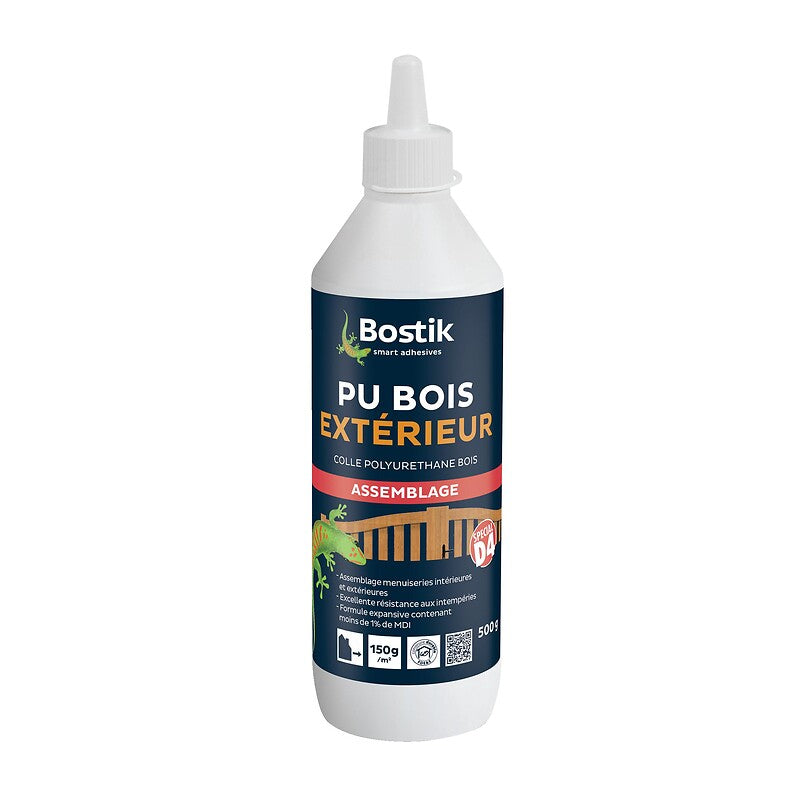 Colle polyuréthane bois extérieur biberon de 500 g. disponible abidjan cote d'ivoire.
