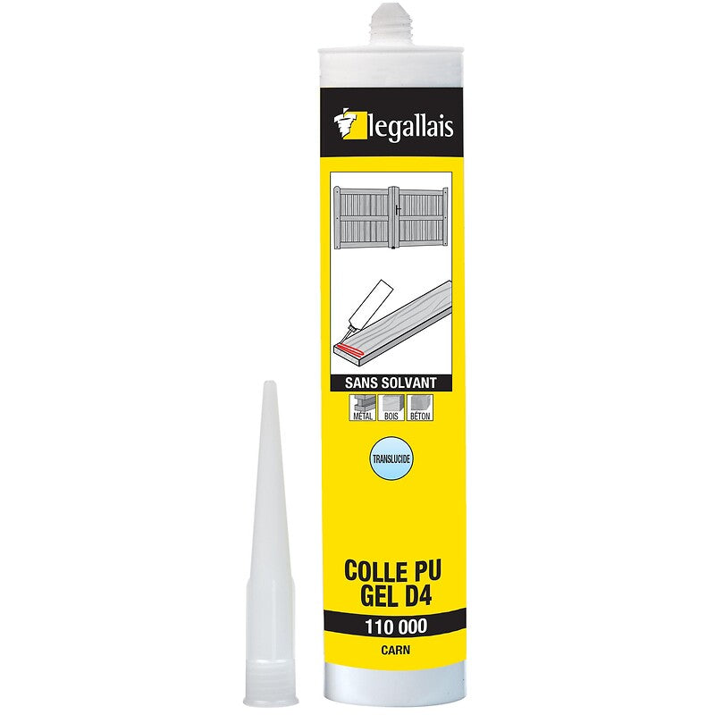 Colle polyuréthane gel monocomposant d4 carn polymérisation rapide cartouche de 300ml. disponible abidjan cote d'ivoire.