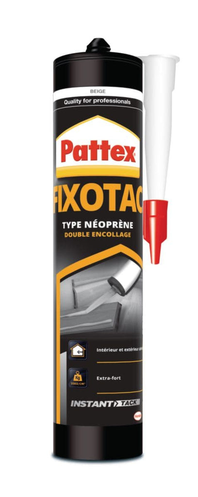 Colle type néoprène pattex fixotac tube de 345g beige. disponible abidjan cote d'ivoire.