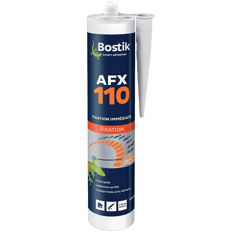 Colles mastics agencement décoration afx 110 blanc carton de 12 cartouches de 310 ml. disponible abidjan cote d'ivoire.