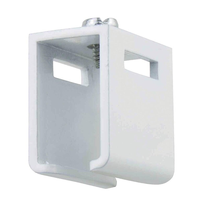 Collier coulissant pour fer plat duralac - en aluminium - finition blanc. disponible abidjan cote d'ivoire.