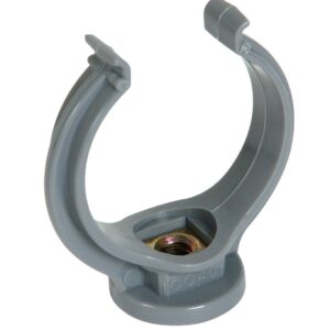 Collier lyre - co40 - polypropylène gris - ø 40 mm. disponible abidjan cote d'ivoire.