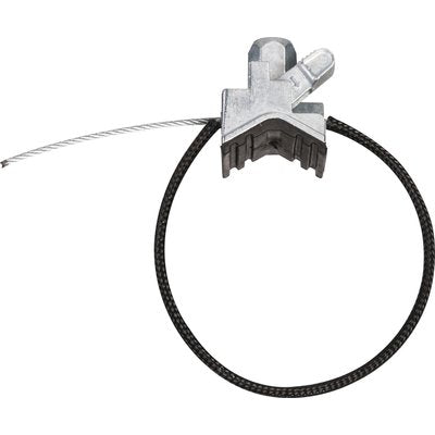 Collier rapide universel avec tampon câble de 400mm et gaine rétractable charge de travail 0-45kg réf gc2m400a. disponible abidjan cote d'ivoire.