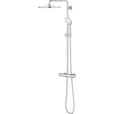 Colonne de douche avec mitigeur thermostatique chromé euphoria system 310 réf. disponible abidjan cote d'ivoire.