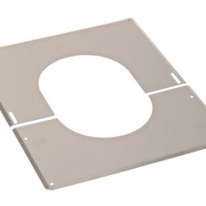 Conduits pellets - double paroi inox plaque de finition 0° a 30° inox 130 réf. disponible abidjan cote d'ivoire.