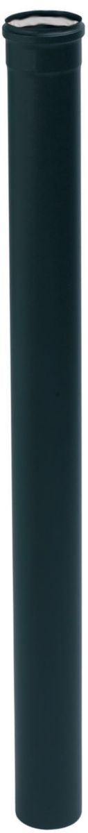 Conduits pellets - email noir mat tuyau 100 cm noir mat d 100 + joint a levres réf. disponible abidjan cote d'ivoire.