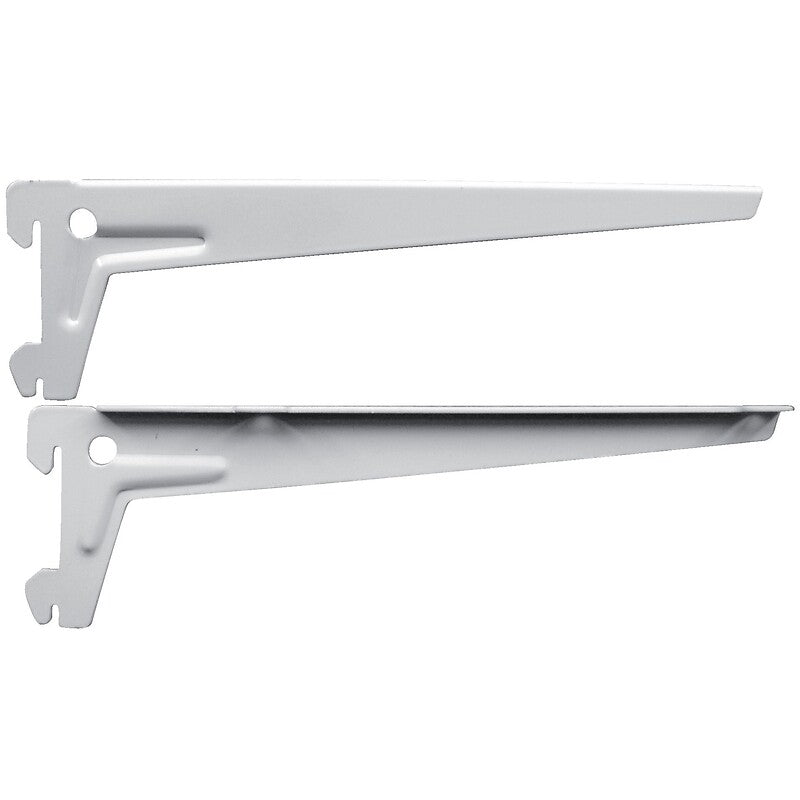 Consoles équerre 2 crochets quistinic pour crémaillèrs simple perforation pas de 50 - longueur 230 mm. disponible abidjan cote d'ivoire.