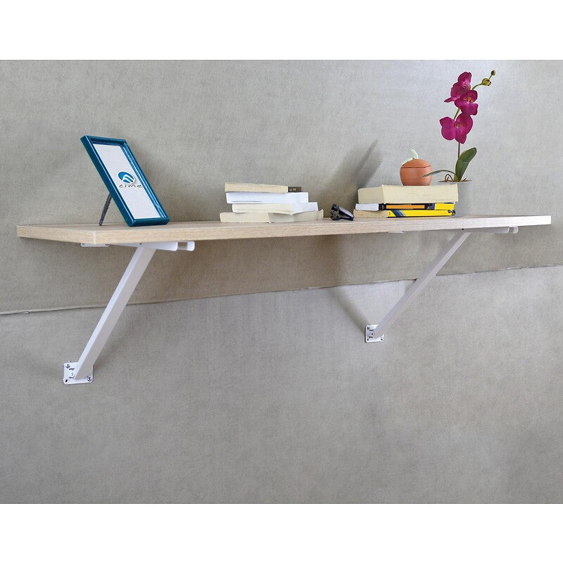 Consoles de mur sous pente - en acier epoxy blanc - 314 x 390 mm. disponible abidjan cote d'ivoire.