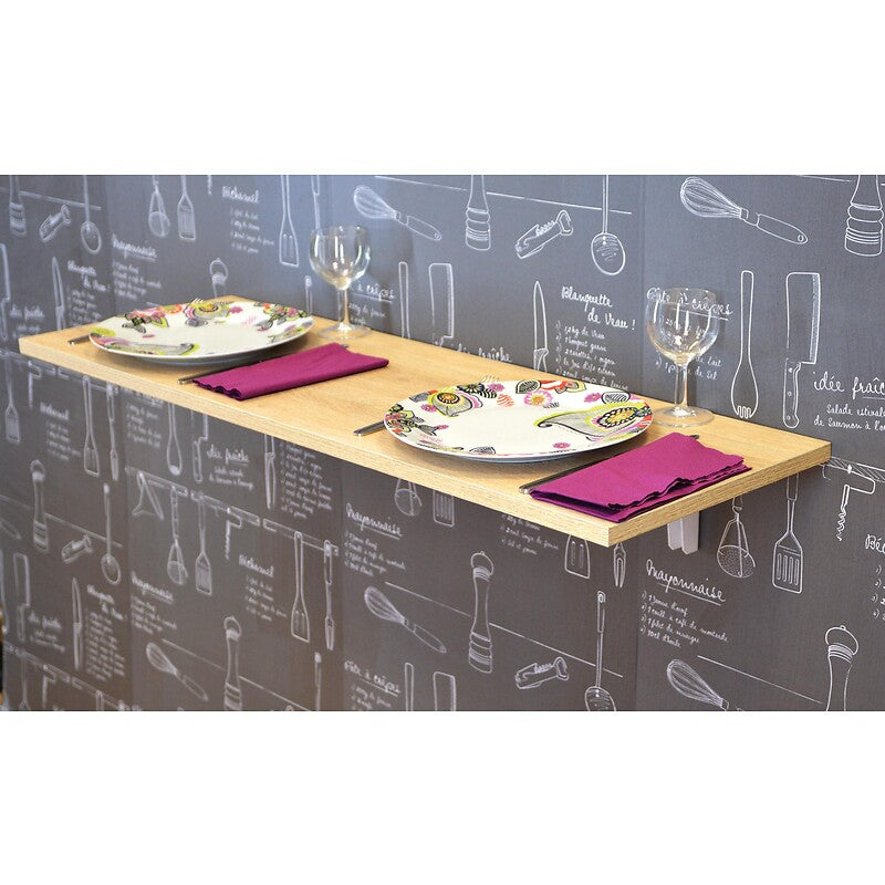 Consoles rabattables pour tablette en acier - finition blanc - 300 x 130 mm - charge 30 kg. disponible abidjan cote d'ivoire.