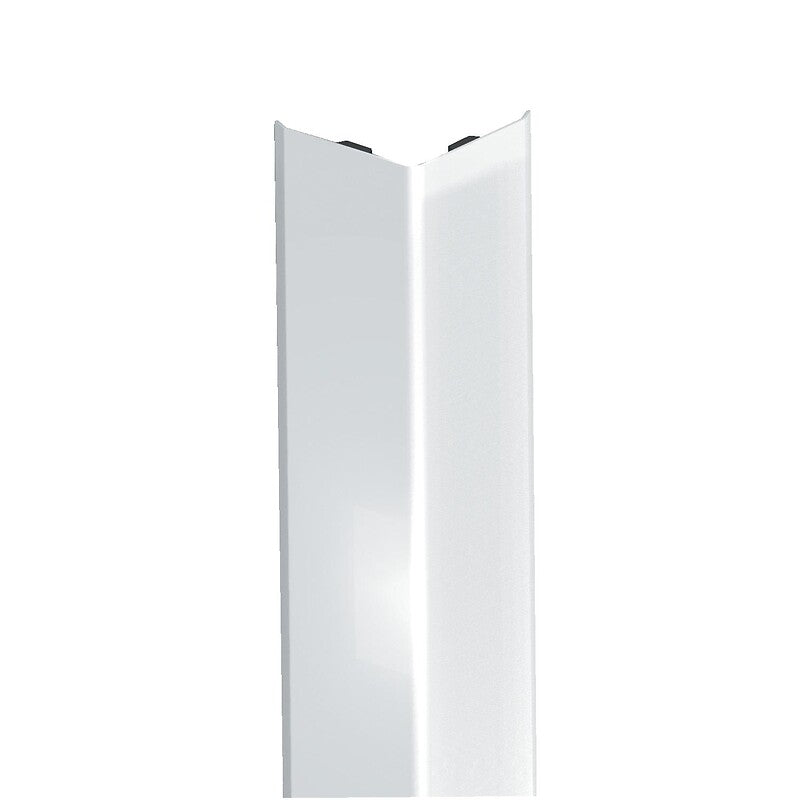Cornière adhésive de protection d'angle acier revêtu pvc blanc 25 x 25 x 3000 mm. disponible abidjan cote d'ivoire.