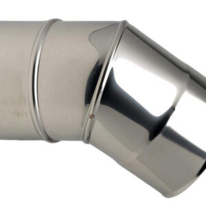 Coude 45° 2 parties inox 304 diamètre : 125 réf. disponible abidjan cote d'ivoire.