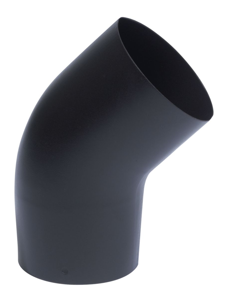 Coude 45° email mat acier émaillé diamètre : 180 bois / fioul / gaz réf. disponible abidjan cote d'ivoire.