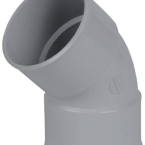 Coude 45° ff - uch44 - pvc gris - ø 40 mm nicoll, réf. disponible abidjan cote d'ivoire.