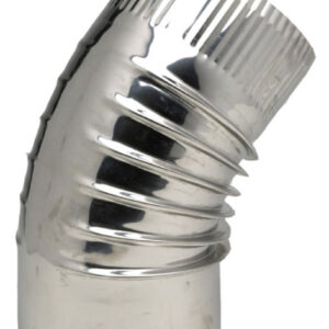 Coude 45° plissé inox 304 diamètre : 97 réf. disponible abidjan cote d'ivoire.