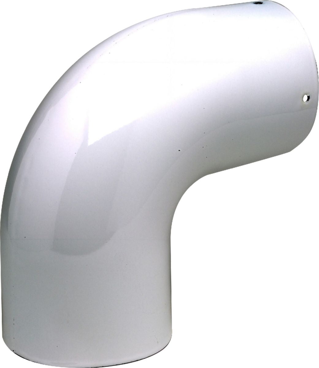 Coude émaillé blanc sanpli 90° diamètre 125 mm réf. disponible abidjan cote d'ivoire.