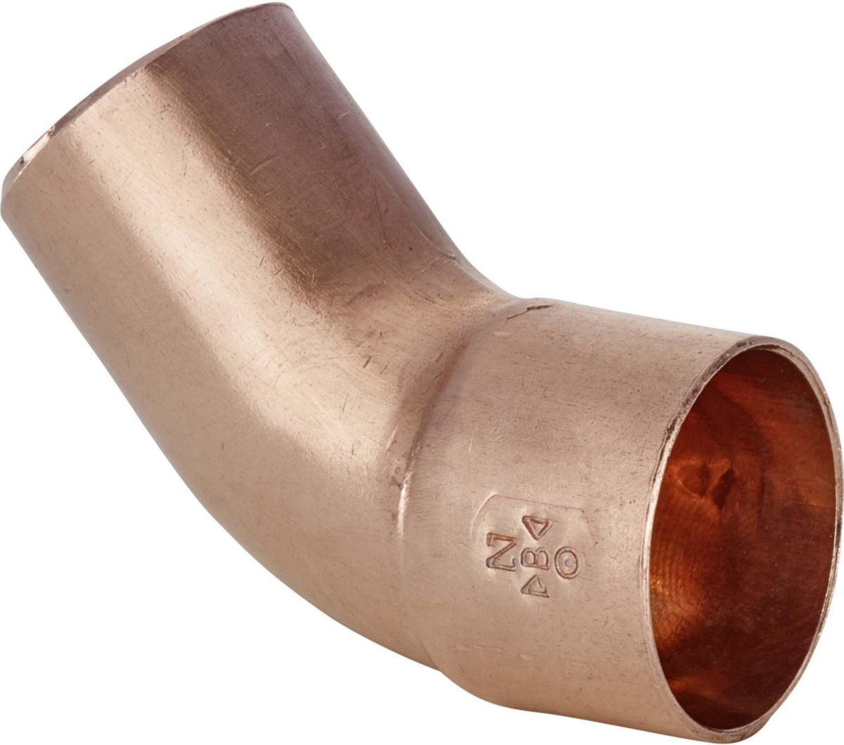 Coude cuivre 5040 petit rayon 45° mâle femelle d 12 altech (sachet de deux éléments), réf : alt02ef5040 012. disponible abidjan cote d'ivoire.