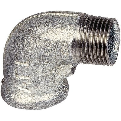 Coude fonte malléable 92 galvanisée 12x17 réf. disponible abidjan cote d'ivoire.