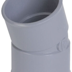 Coude simple femelle-femelle 20° - uct22 - pvc gris - ø 100 mm. disponible abidjan cote d'ivoire.