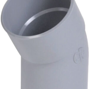 Coude simple mâle-femelle 30° - uct3 - pvc gris - ø 100 mm. disponible abidjan cote d'ivoire.
