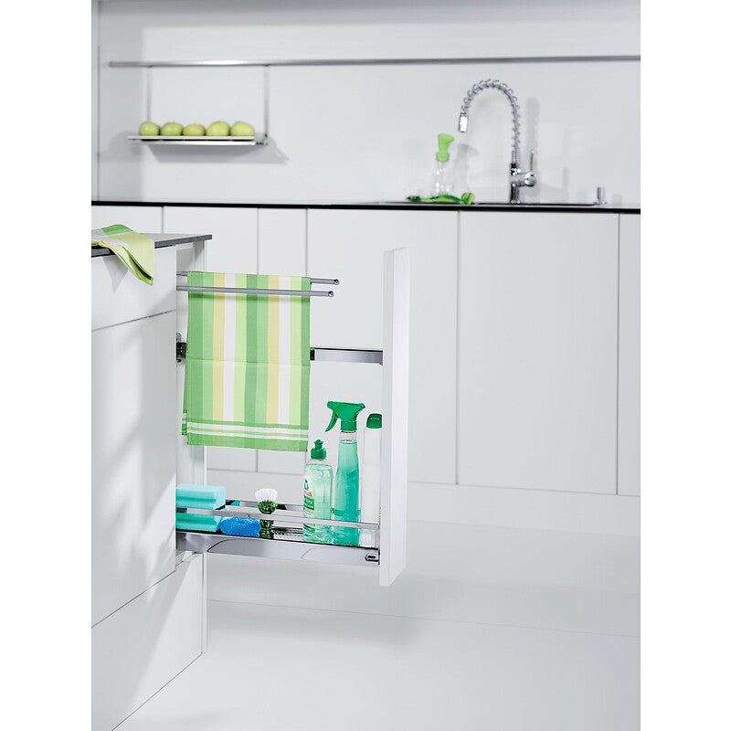 Coulissant porte-torchons pour meuble de 150 mm - arena style - finition anthracite. disponible abidjan cote d'ivoire.