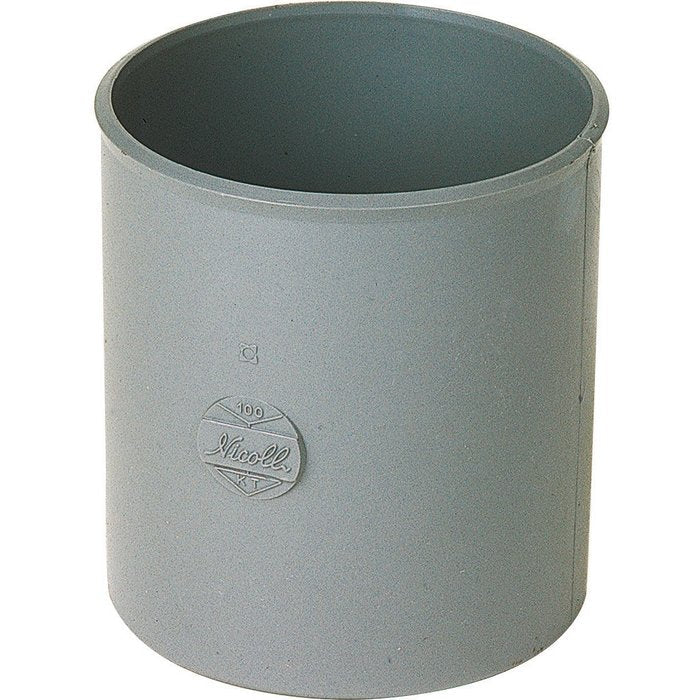 Coulisse ff pvc gris nicoll - ø 80 mm. disponible abidjan cote d'ivoire.