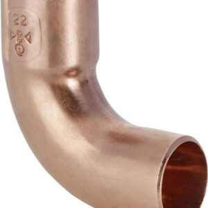 Courbe cuivre 5001 grand rayon 90° mâle femelle d 28 altech sachet de 10, réf : alt10ef5001a028. disponible abidjan cote d'ivoire.