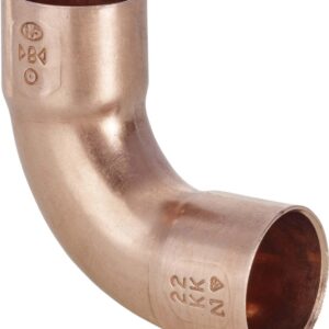 Courbe cuivre 5002 grand rayon 90° femelle femelle d 54 altech sachet de 1, réf : alt01ef5002a054. disponible abidjan cote d'ivoire.