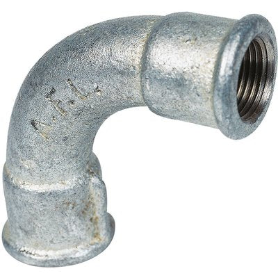 Courbe fonte malléable 2 galvanisée femelle femelle 26x34 réf. disponible abidjan cote d'ivoire.