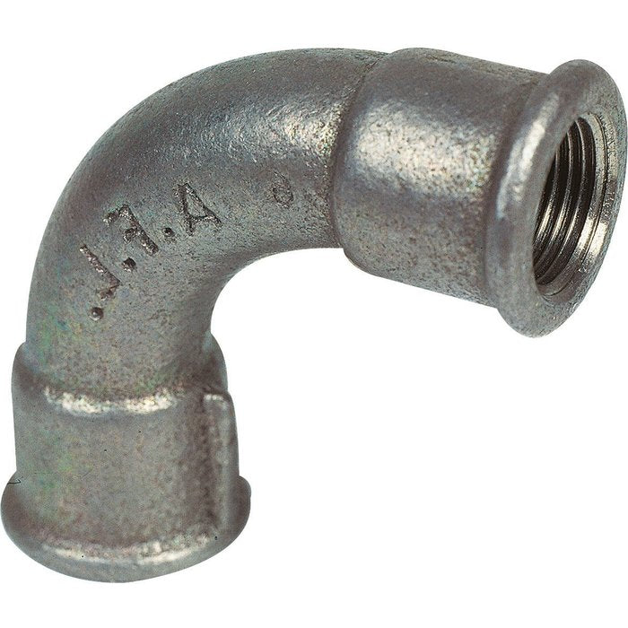 Courbe fonte malléable 2 noire femelle femelle 12x17 réf. disponible abidjan cote d'ivoire.