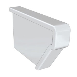 Couvre-joint latéral, lavabo collectif lg : 40 cm céramique blanc réf. disponible abidjan cote d'ivoire.