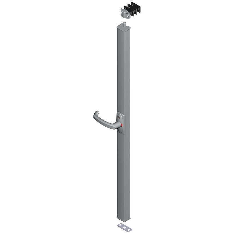 Crémone pompier à poignée rotative carénée finition gris desy 8510. disponible abidjan cote d'ivoire.