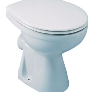 Cuvette indépendante porcher matura 35,5x48cm en porcelaine avec sortie horizontale, blanc, réf. disponible abidjan cote d'ivoire.