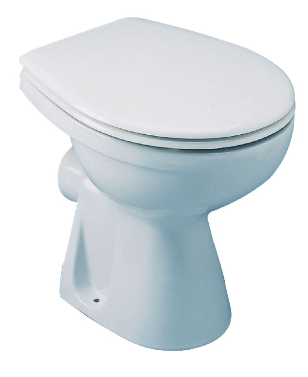 Cuvette indépendante porcher matura 35,5x48cm en porcelaine avec sortie horizontale, blanc, réf. disponible abidjan cote d'ivoire.