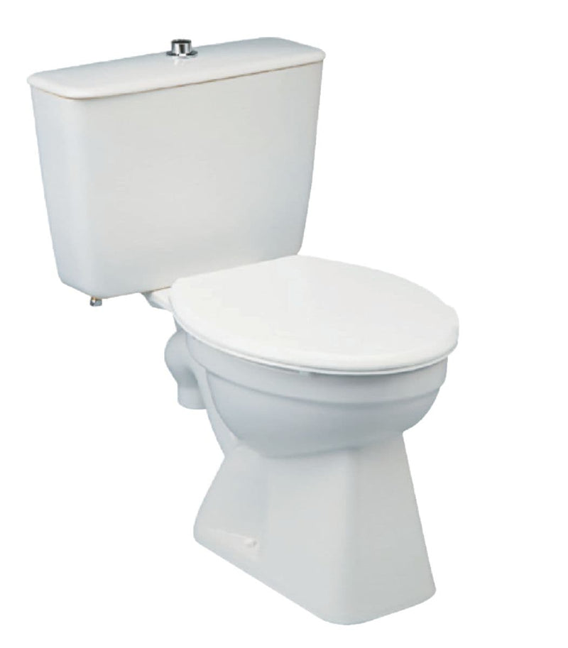 Cuvette wc sur pied seule sortie centrale action siphonique incorporée aspirambo blanc réf. disponible abidjan cote d'ivoire.