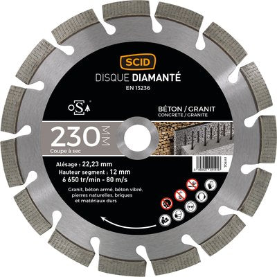 D diamant betg hg -230-12 segm. disponible abidjan cote d'ivoire.