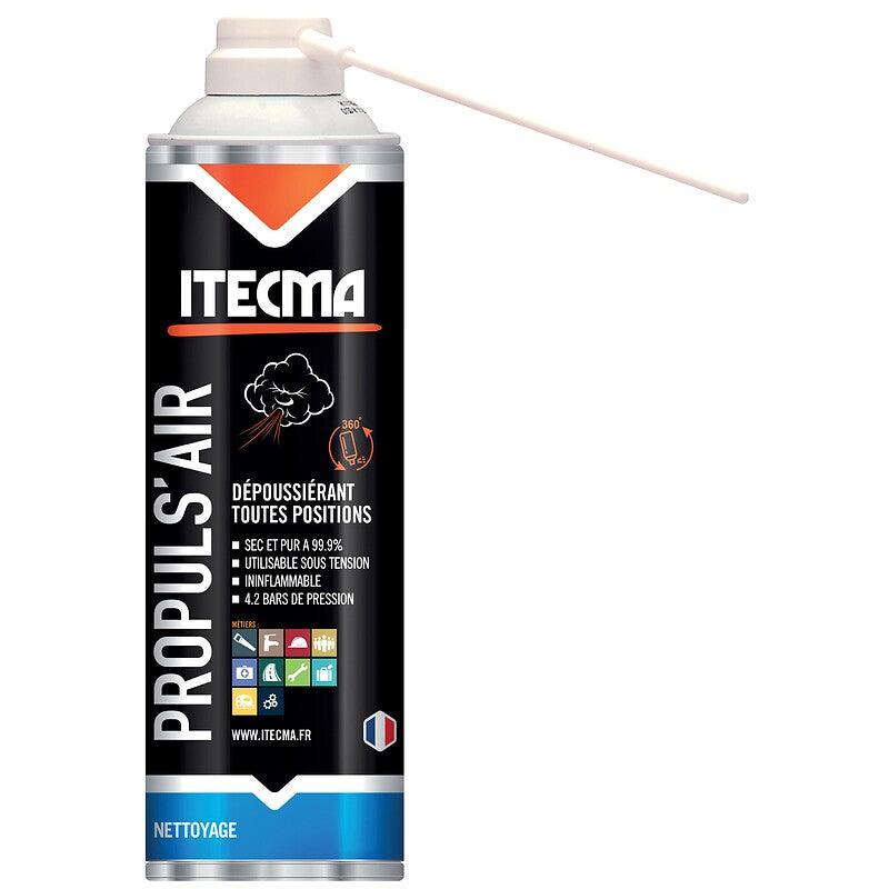 Dépoussiérant électronique sec et ininflammable propuls'air 300 g. disponible abidjan cote d'ivoire.