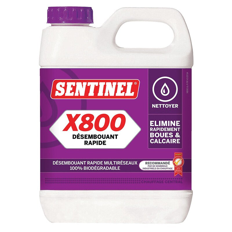 Désembouant et détartrant biodégradable x800 bidon de 1 l. disponible abidjan cote d'ivoire.