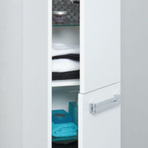 Demi-colonne alterna seducta, 2 portes réversibles, blanc brillant, réf. disponible abidjan cote d'ivoire.