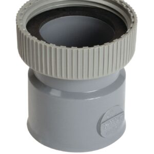 Douille femelle à écrou prisonnier f - udehh - pvc gris - ø 40 mm. disponible abidjan cote d'ivoire.