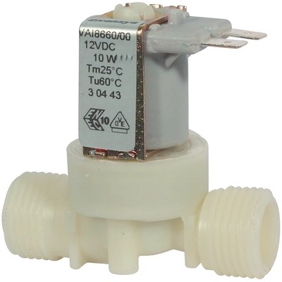 Electrovanne pour minuteur 12v male-male 15 x 21 avec filtre réf. disponible abidjan cote d'ivoire.
