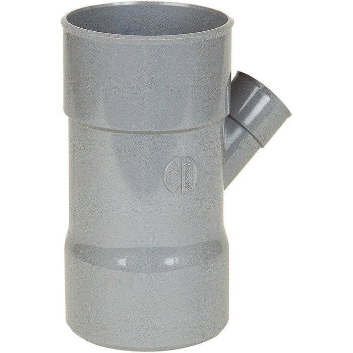 Embranchement ff simple 45° - bt644 - pvc gris - ø 100/50 mm. disponible abidjan cote d'ivoire.