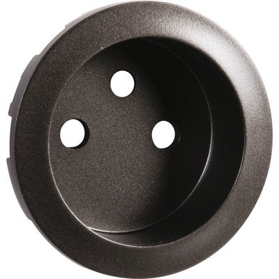 Enjoliveur céliane - prise 2p+t standard - graphite - ref. disponible abidjan cote d'ivoire.