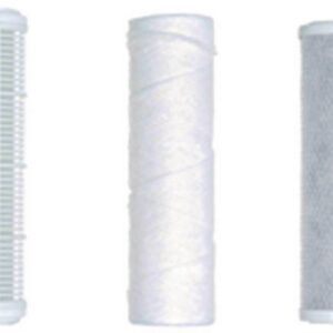 Ensemble de 3 cartouches pour filtre permo bwt permopluie avec cartouche impuretés solides, coloration et odeurs, réf. disponible abidjan cote d'ivoire.