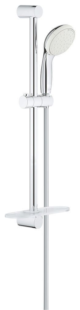 Ensemble de douche 2 jets barre de 600 mm avec porte savon grohe tempesta 100 réf. disponible abidjan cote d'ivoire.