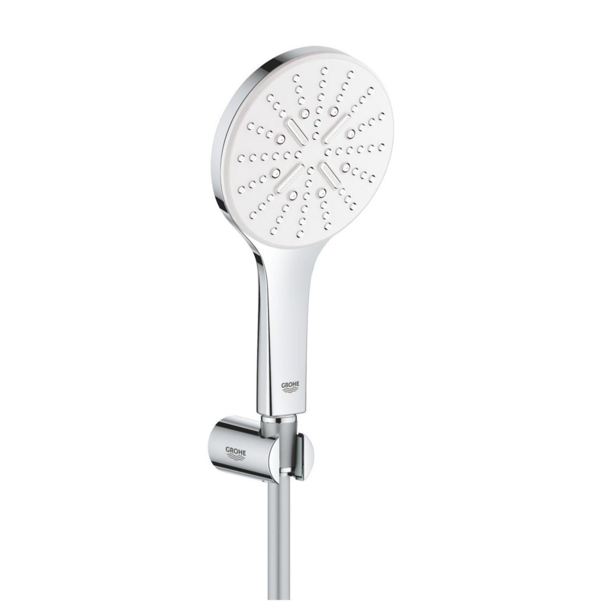 Ensemble de douche 3 jets avec support mural rainshower smartactive 130 blanc ref. disponible abidjan cote d'ivoire.