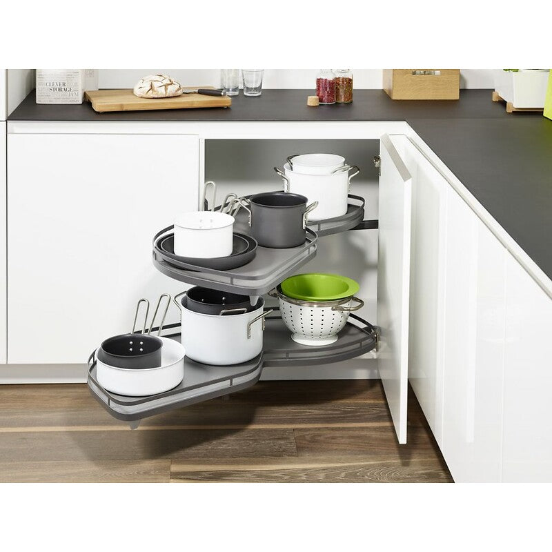 Ensemble le mans ii 2 plateaux arena style fond anthracite l500 sens droite axe h720-900mm sans amortisseur. disponible abidjan cote d'ivoire.