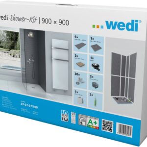 Ensemble wedi shower-kit avec receveur 90x90, réf. disponible abidjan cote d'ivoire.