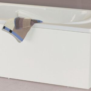 Façade de baignoire compli's - mélaminé blanc - largeur 180 cm - hauteur 53,5 cm - épaisseur 16 mm réf. disponible abidjan cote d'ivoire.