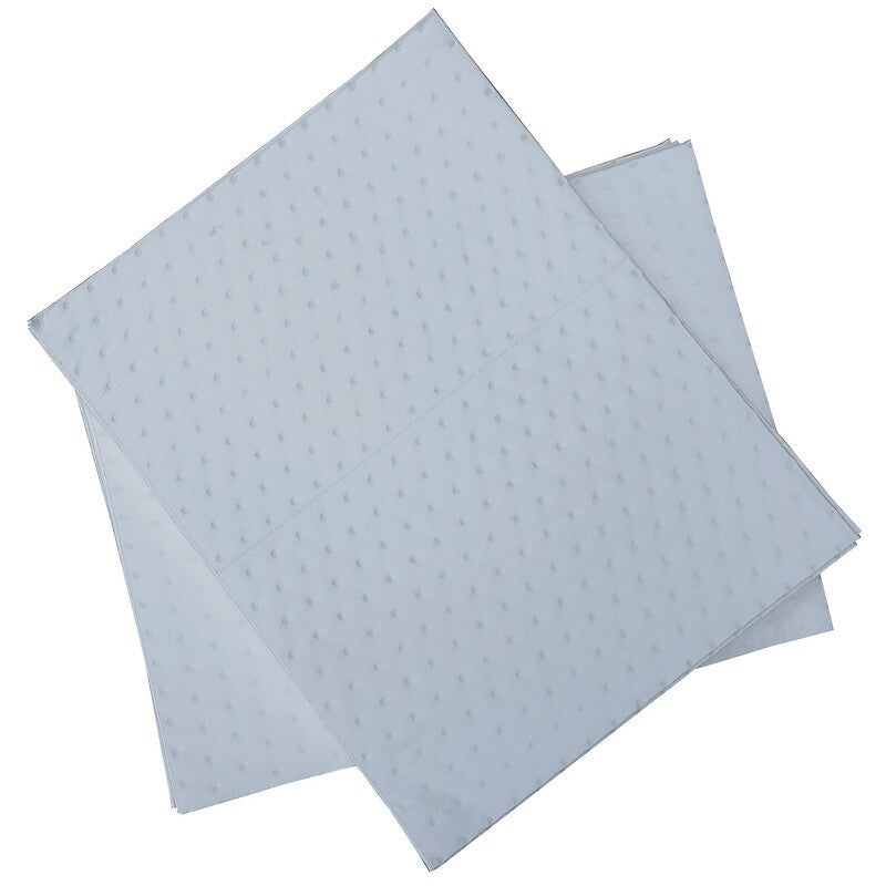 Feuilles absorbantes meltblown hydrophobes en polypropylène pour huiles et hydrocarbures carton de 100 feuilles. disponible abidjan cote d'ivoire.